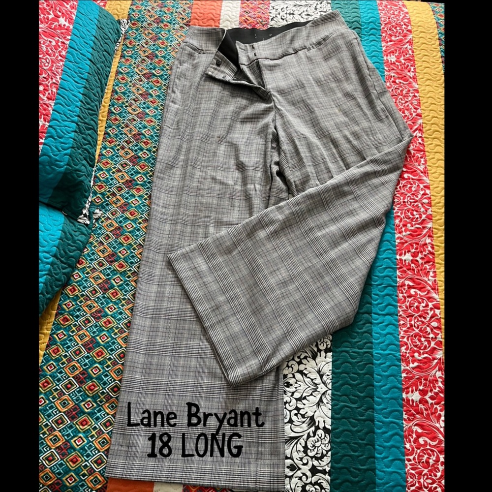 Lane Bryant 18 LONG wide leg trousers